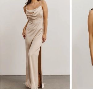 Baltic Born Sydney Satin Gown | Champagne